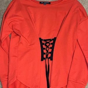 Orange Sweatshirt